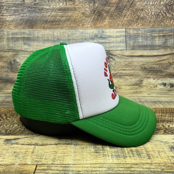 Florida Gators Mens Trucker Hat Green Snapback Vintage Logo Football Ball Cap - Picture 4 of 8